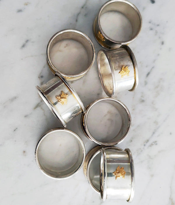 NAPKIN RINGS, SET OF 8