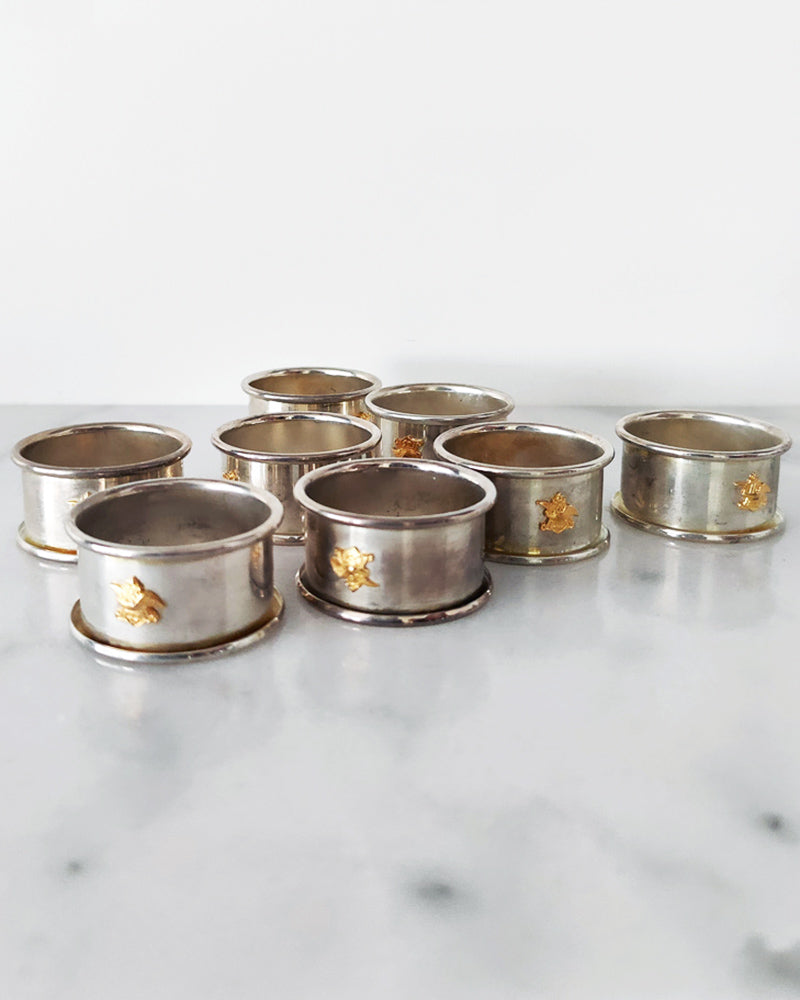 NAPKIN RINGS, SET OF 8