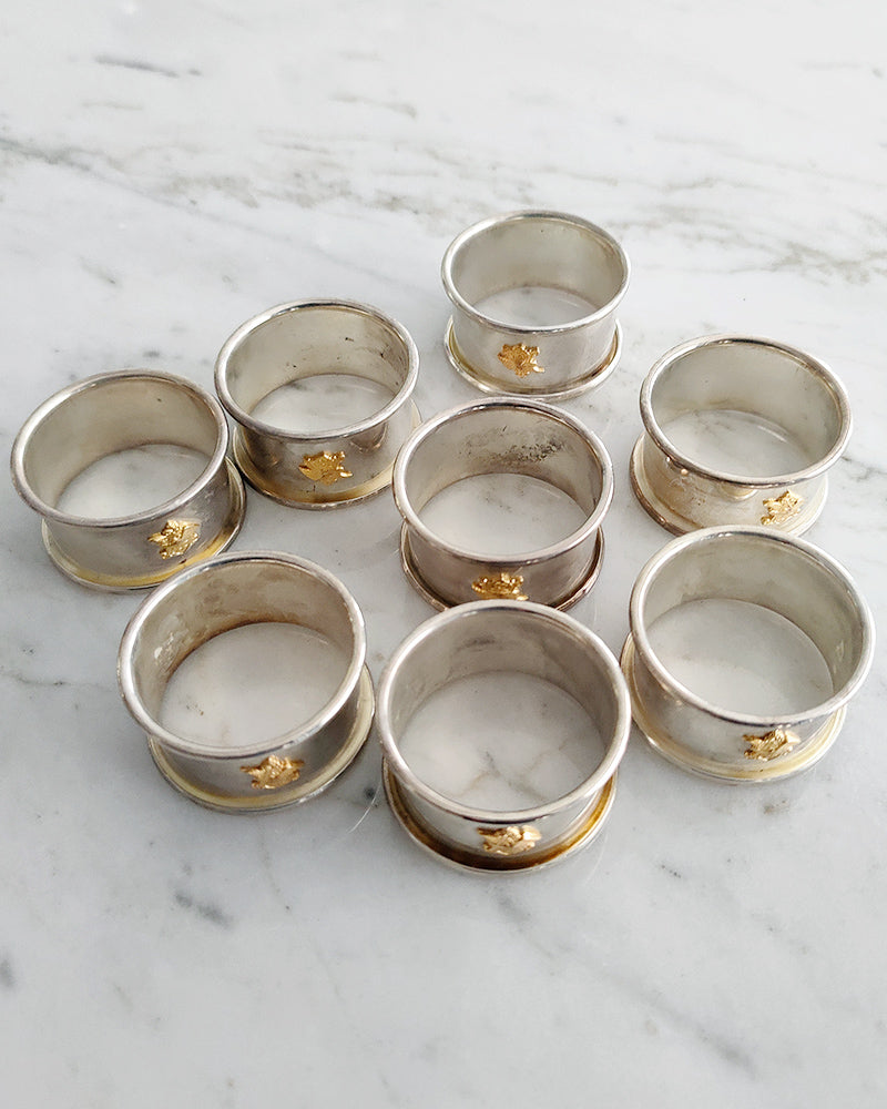 NAPKIN RINGS, SET OF 8