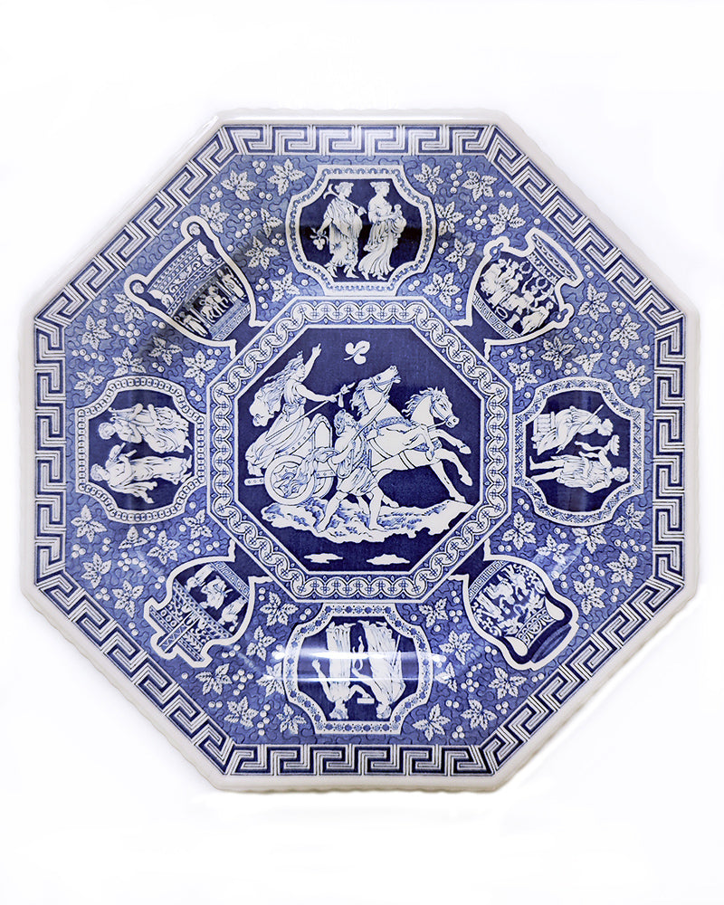 SPODE GREEK OCTAGONAL PLATE