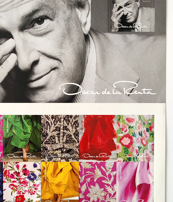 OSCAR DE LA RENTA POSTAGE STAMPS