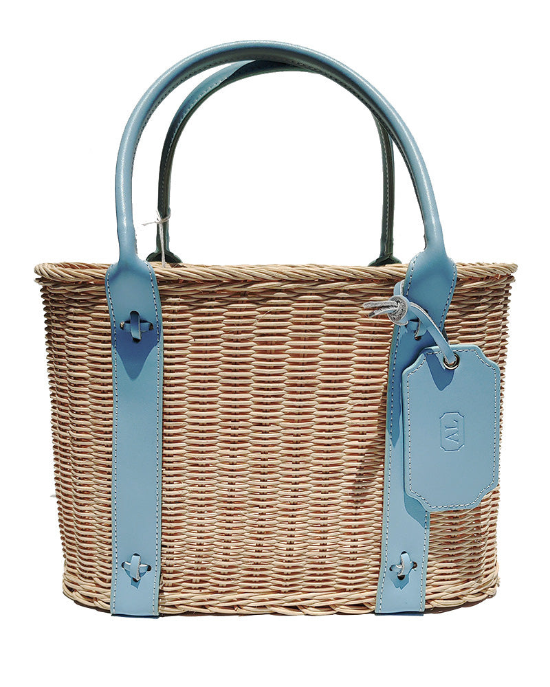 AMANDA LINDROTH PALM BEACH TOTE AQUA