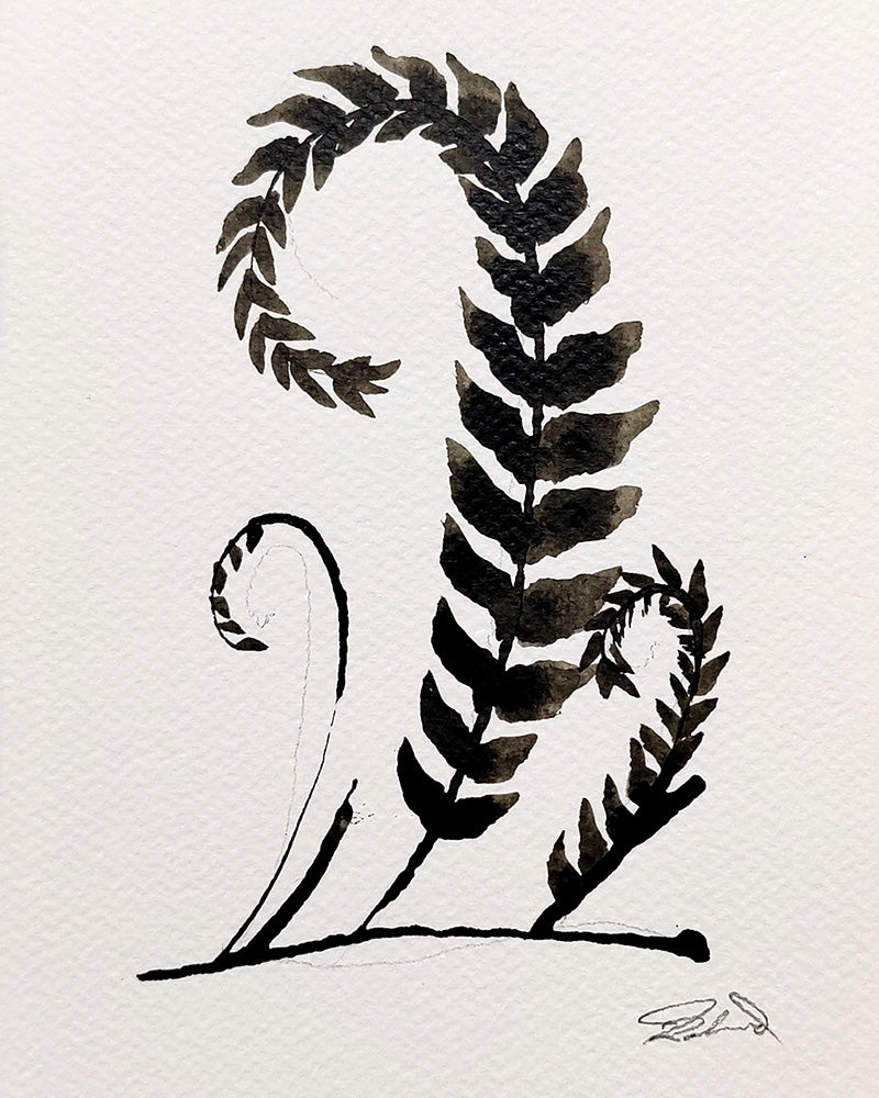 PETITE FERN Sepia No. 3