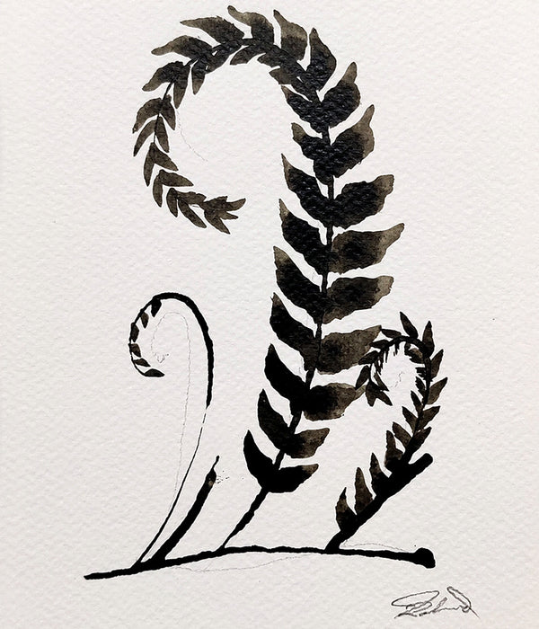 PETITE FERN Sepia No. 3