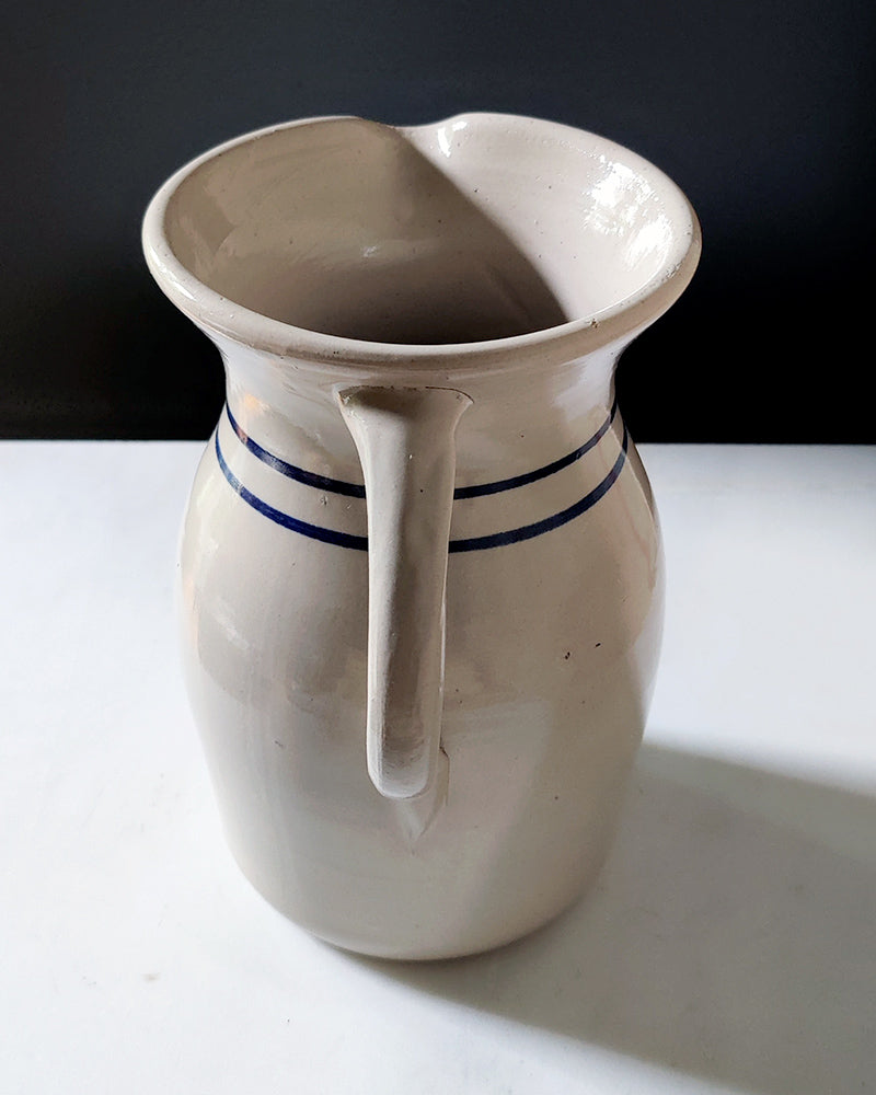 STRIPED STONEWARE PITCHER No. 2