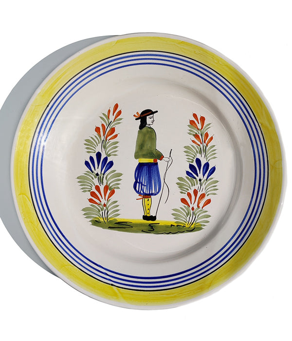 HENRIOT QUIMPER ROUND PLATTER