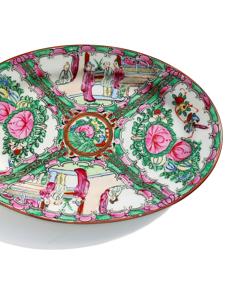 FAMILLE ROSE OVAL PLATTER