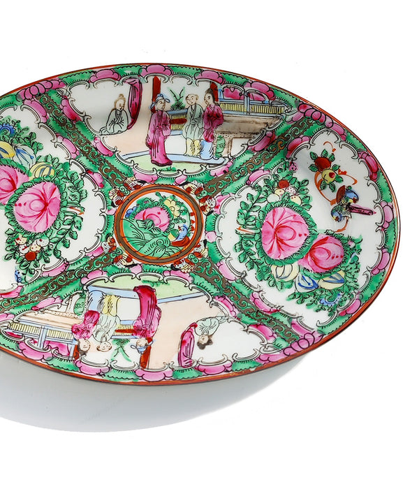 FAMILLE ROSE OVAL PLATTER