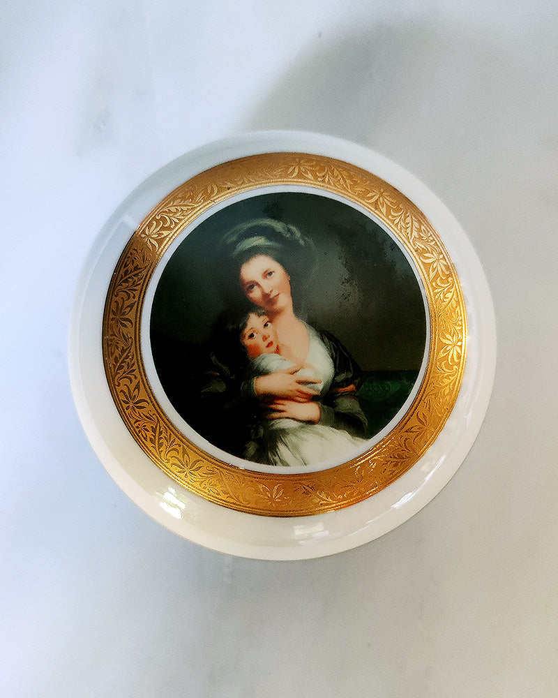 PORCELAIN ROUND BOX