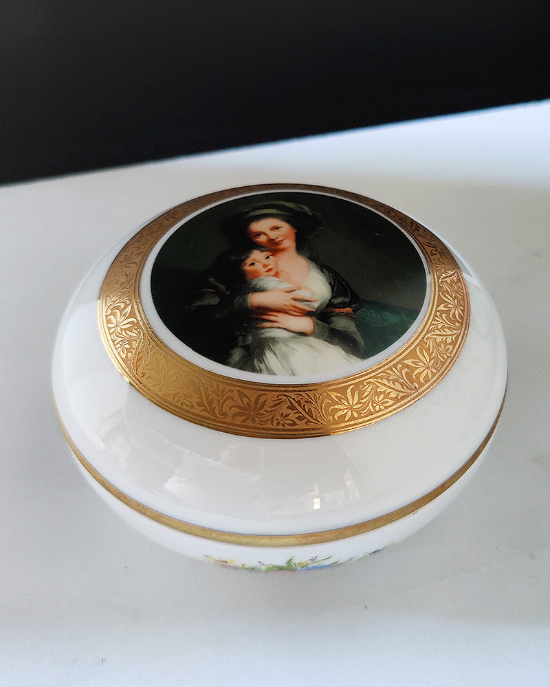 PORCELAIN ROUND BOX