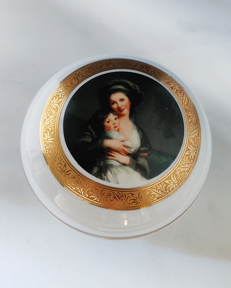 PORCELAIN ROUND BOX