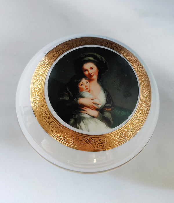 PORCELAIN ROUND BOX