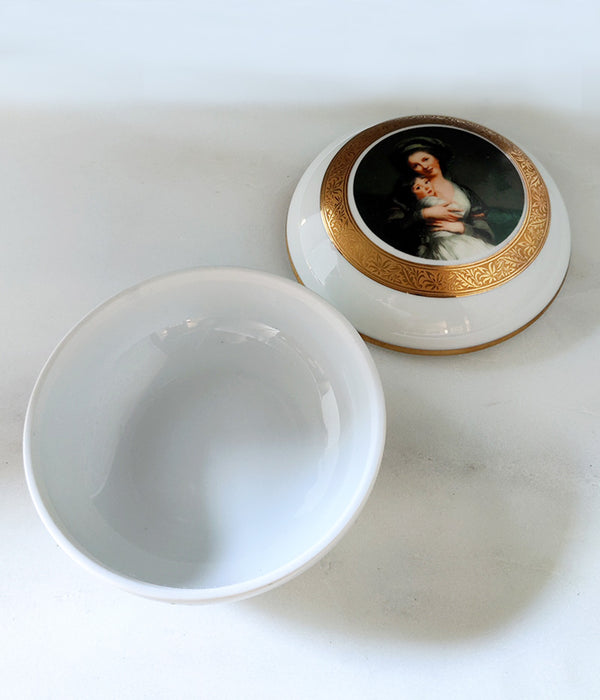 PORCELAIN ROUND BOX