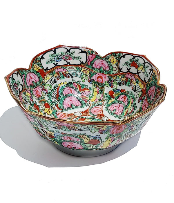 ROSE MEDALLION PORCELAIN BOWL No. 3