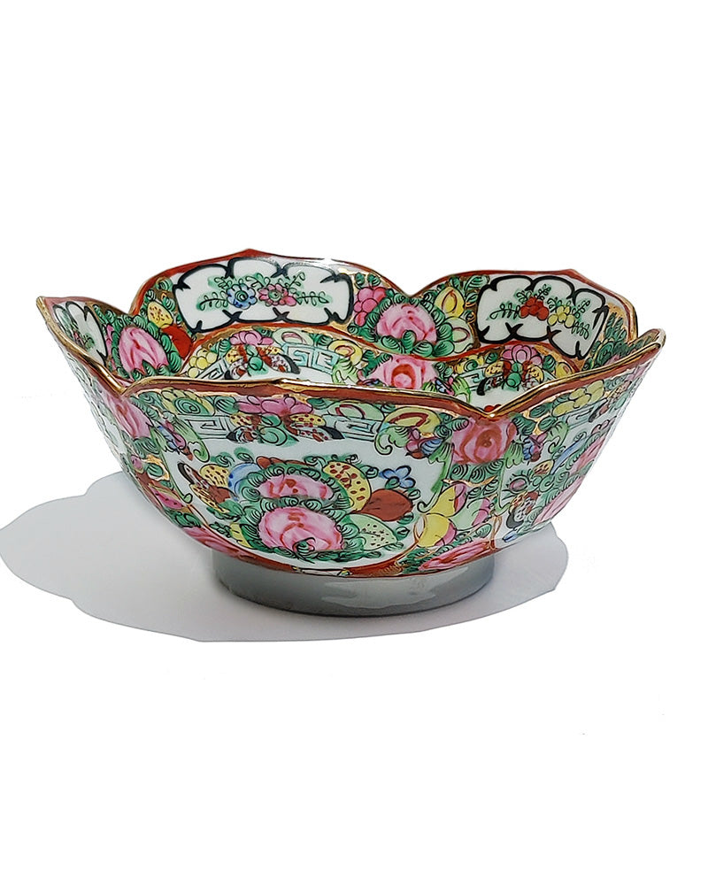 ROSE MEDALLION PORCELAIN BOWL No. 3