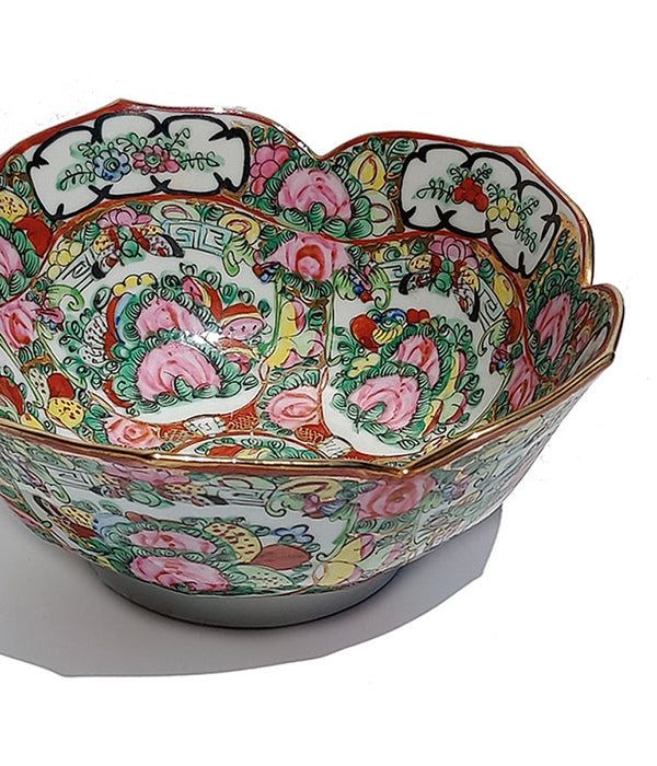 ROSE MEDALLION PORCELAIN BOWL No. 3