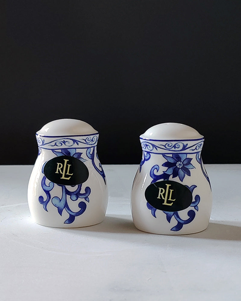 MANDARIN BLUE SALT & PEPPER SHAKERS