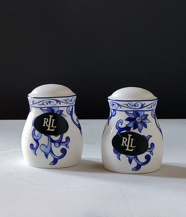 MANDARIN BLUE SALT & PEPPER SHAKERS