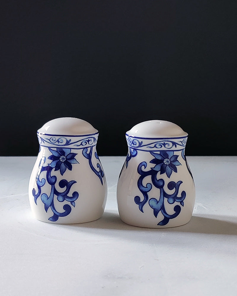 MANDARIN BLUE SALT & PEPPER SHAKERS