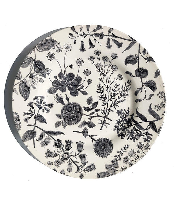 HEDGEROW BLACK SALAD PLATE