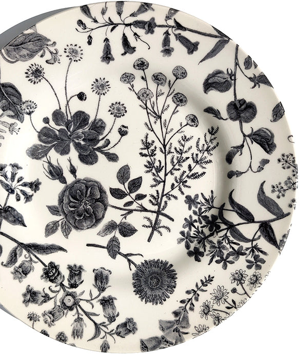 HEDGEROW BLACK SALAD PLATE