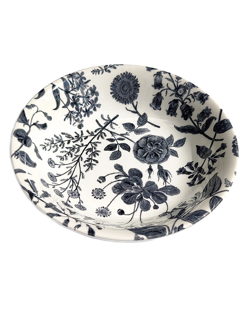 HEDGEROW BLACK COUPE CEREAL BOWL