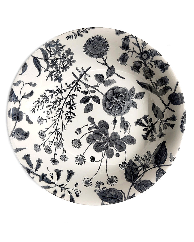 HEDGEROW BLACK COUPE CEREAL BOWL