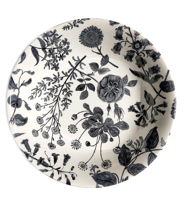 HEDGEROW BLACK COUPE CEREAL BOWL