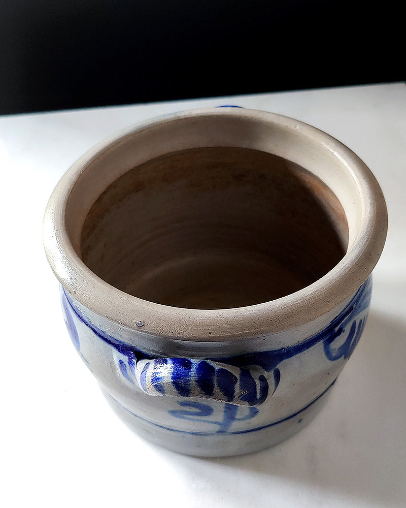 SALT GLAZE CROCK No. 1