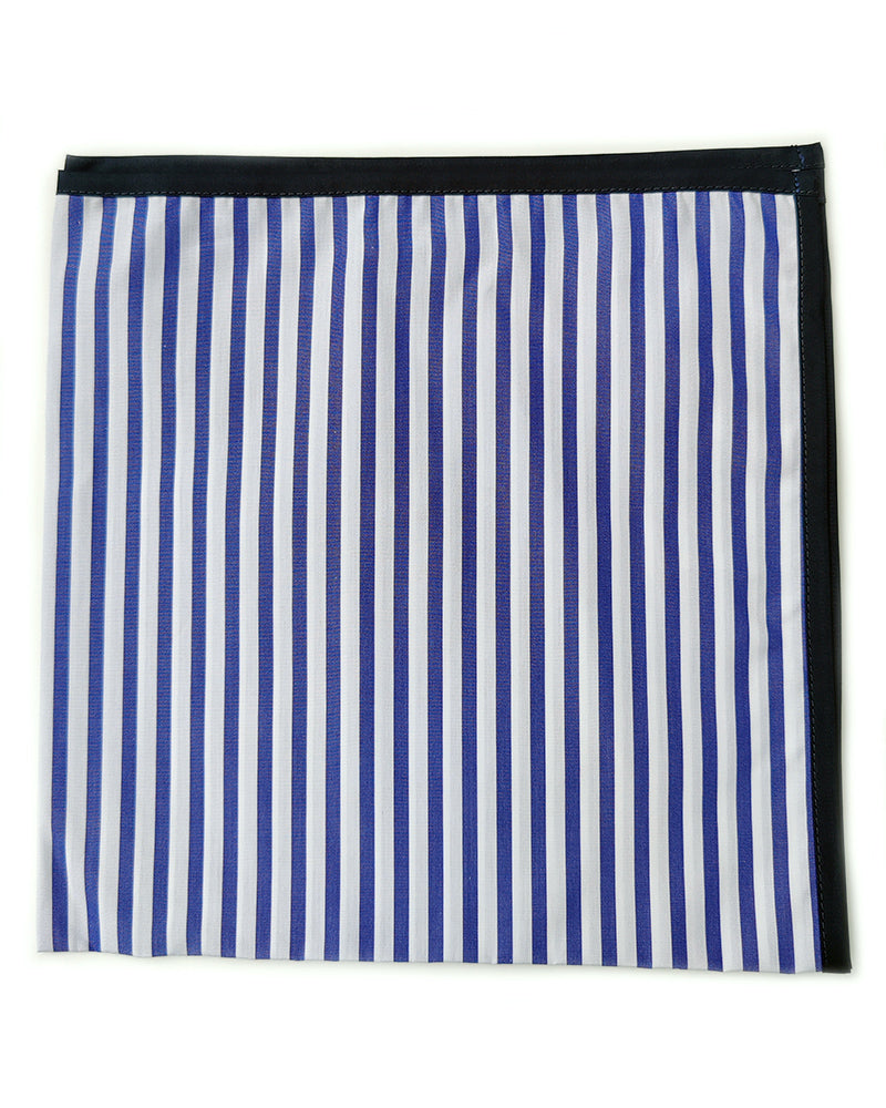 MDS STRIPES BLUE & WHITE STRIPED SCARF