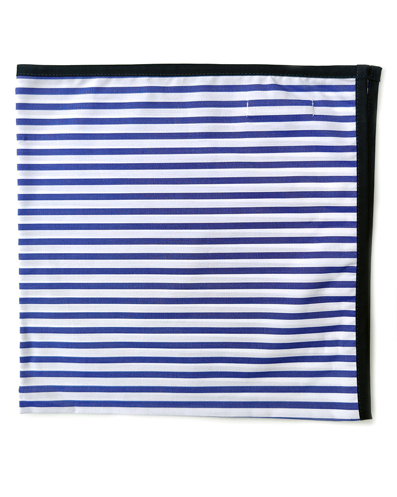 MDS STRIPES BLUE & WHITE STRIPED SCARF