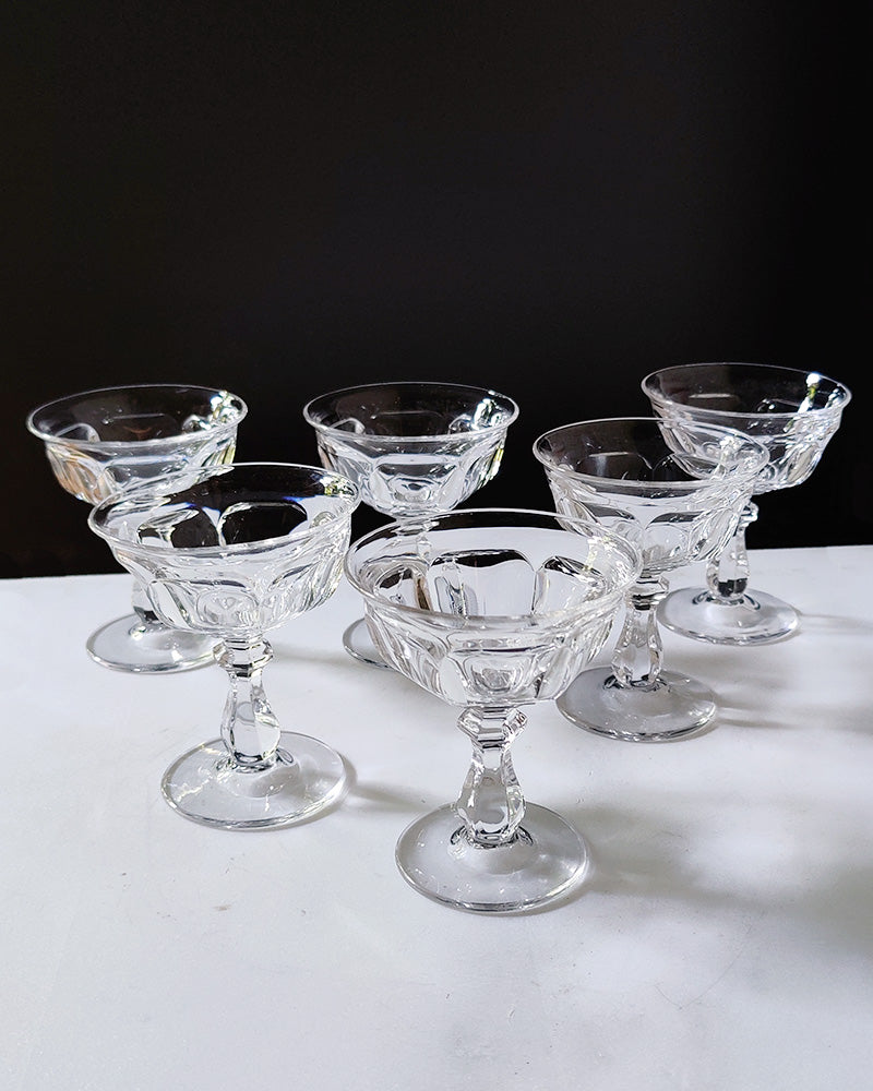 OLD WILLIAMSBURG SHERBET GLASSES Set