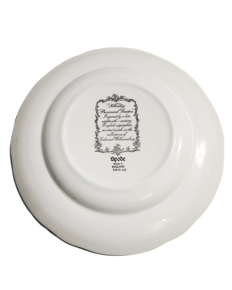 SPODE PROVINCIAL GARDEN BREAD & BUTTER PLATE