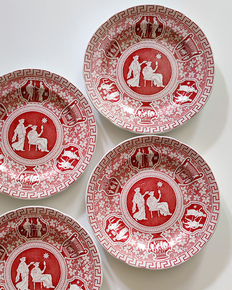 SPODE COPELAND GREEK SALAD PLATES Set