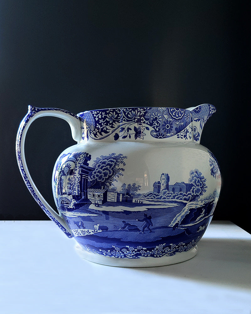 SPODE BLUE ITALIAN LARGE PITCHER