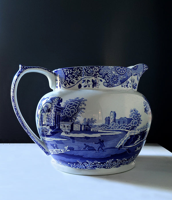 SPODE BLUE ITALIAN LARGE PITCHER