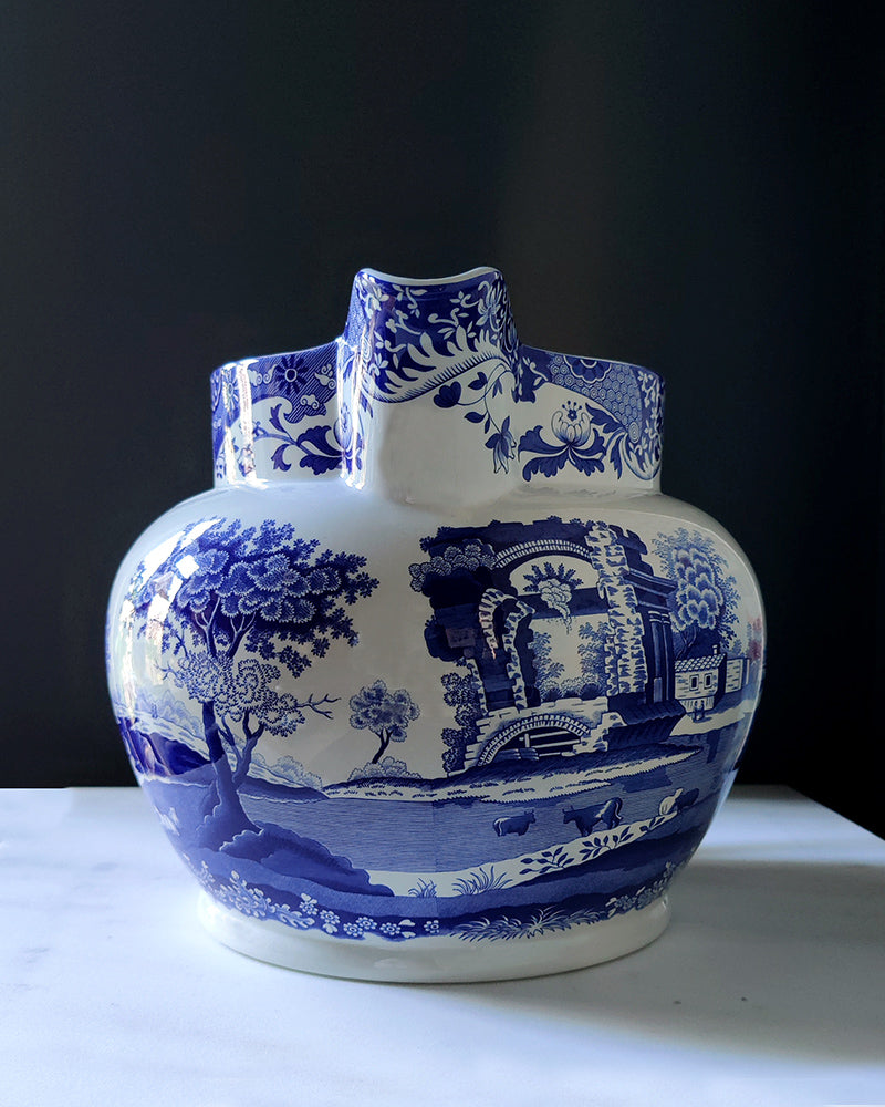 SPODE BLUE ITALIAN LARGE PITCHER