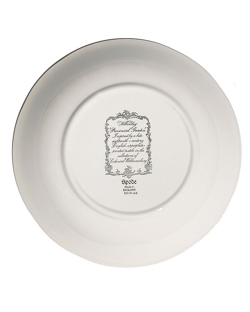 SPODE PROVINCIAL GARDEN COUPE CEREAL BOWL