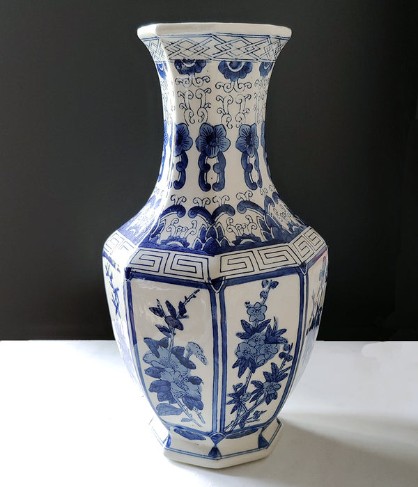 BLUE & WHITE VASE No. 3