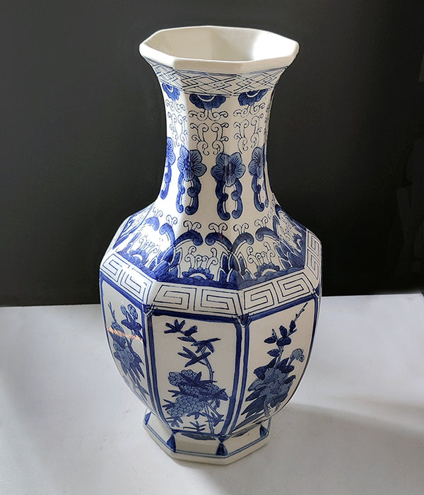 BLUE & WHITE VASE No. 3