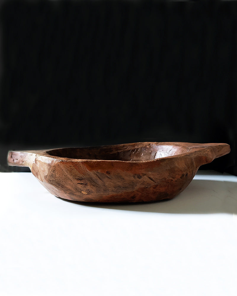 HAND CARVED WOODEN BOWL No.1