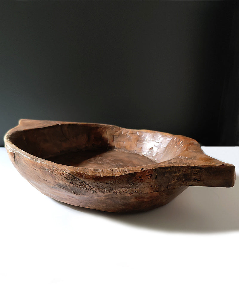 HAND CARVED WOODEN BOWL No.1