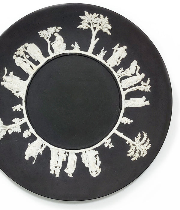 WEDGWOOD JASPERWARE BASALT CAKE PLATE