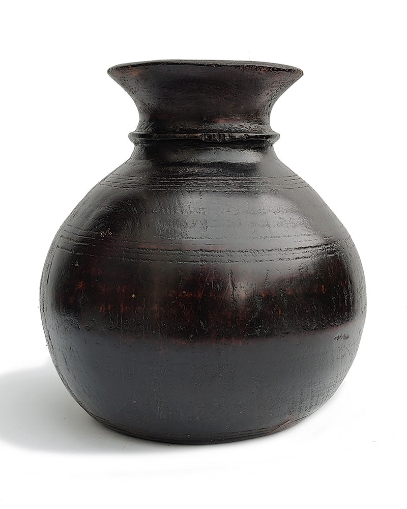 WOODEN WATER POT No. 3