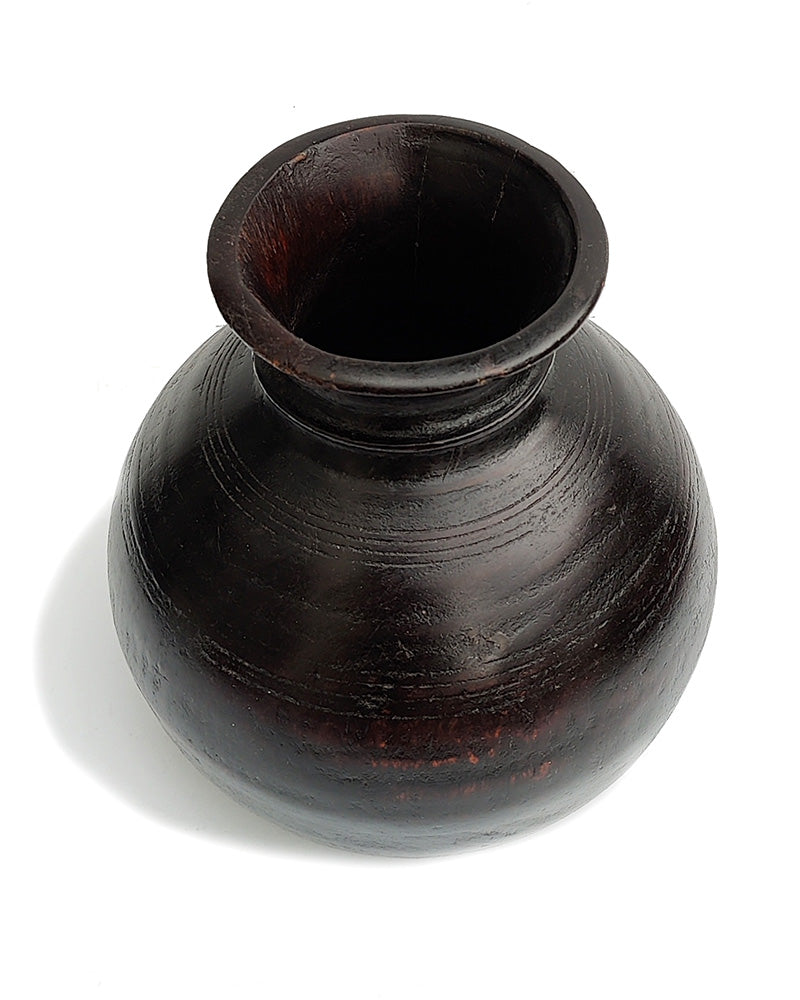 WOODEN WATER POT No. 3