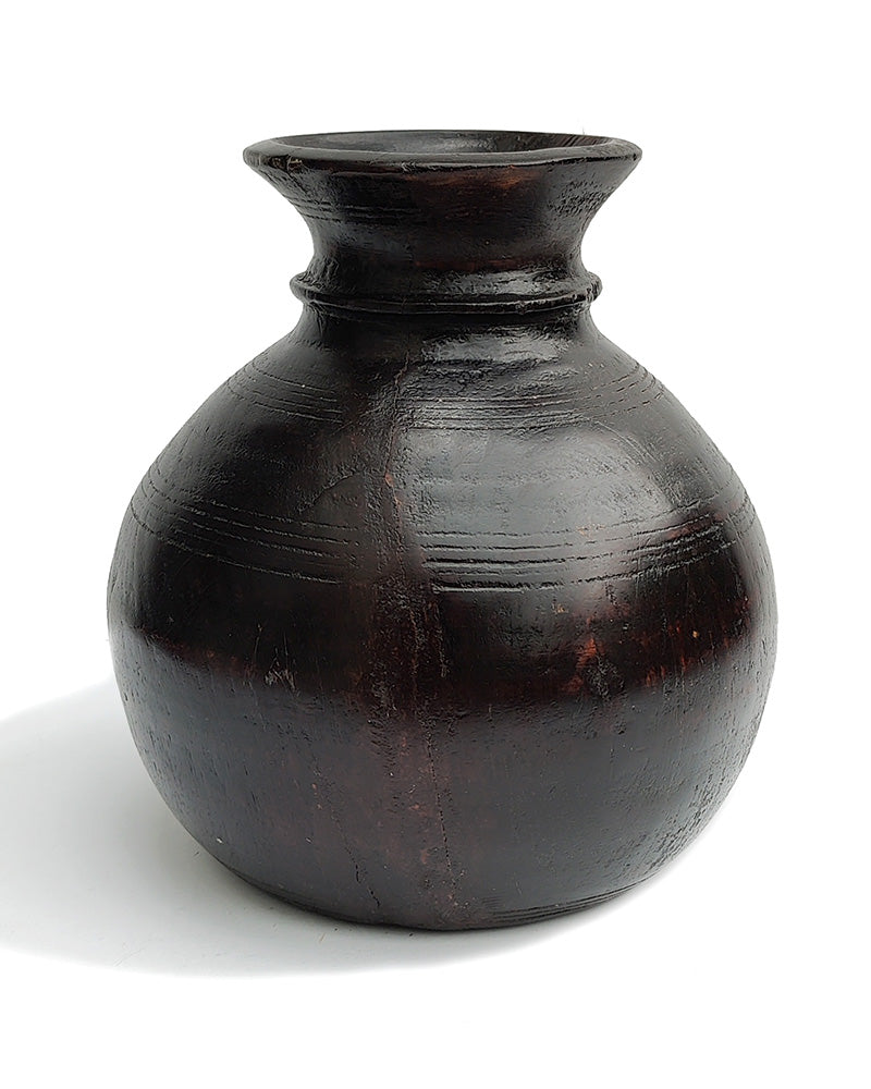 WOODEN WATER POT No. 3