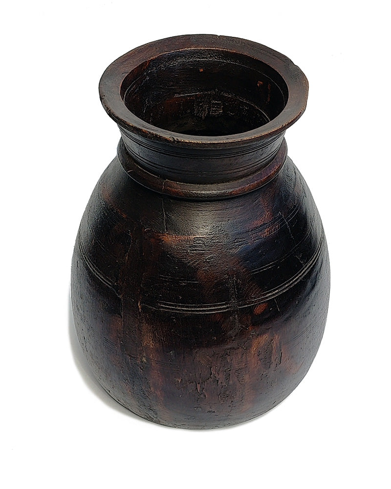 WOODEN WATER POT No. 4