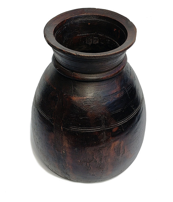 WOODEN WATER POT No. 4