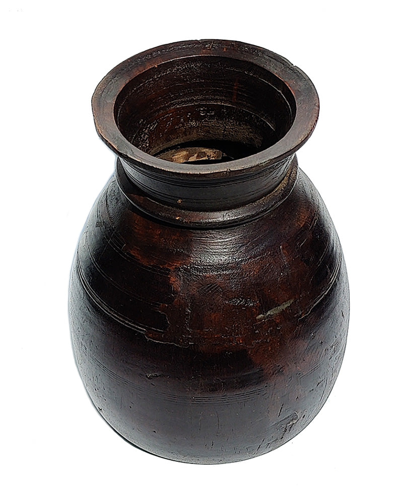 WOODEN WATER POT No. 4