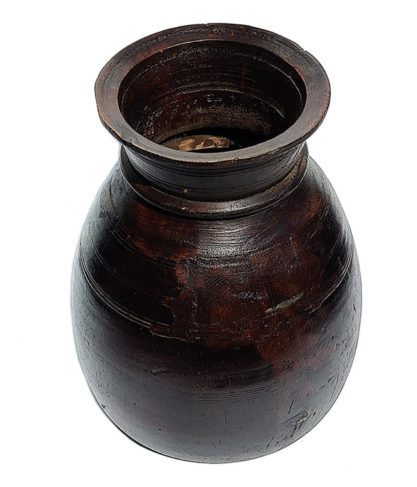 WOODEN WATER POT No. 4